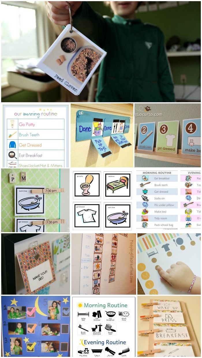 12 Amazing Daily Routine Charts for Kids