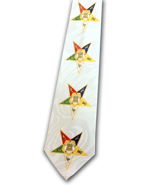 OES Neck Tie - Colorful Order of the Eastern Star...