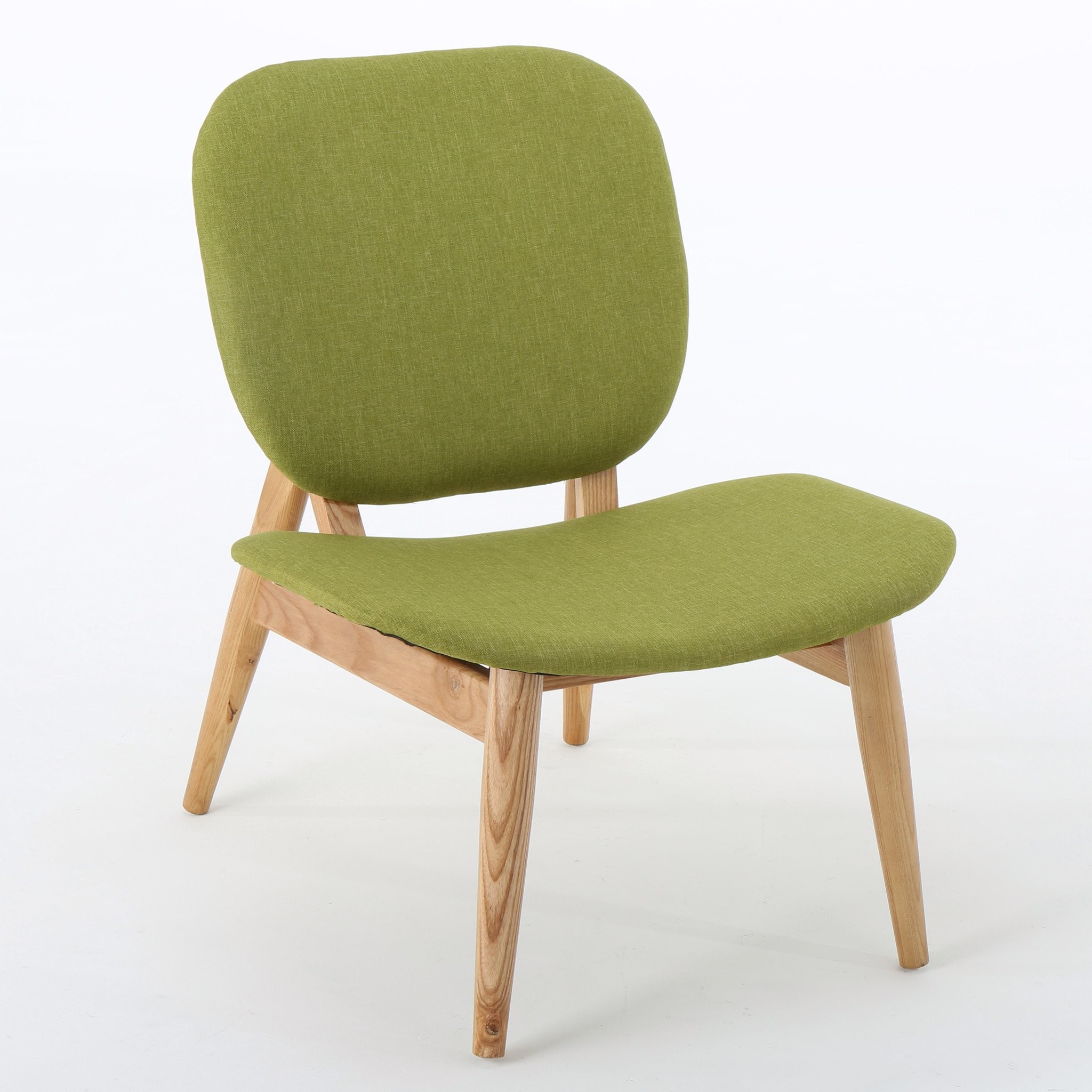 Saevish Contemporary Green Fabric Accent Chair