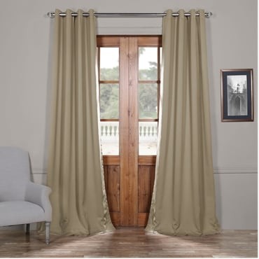 Classic Taupe Grommet Blackout Curtain