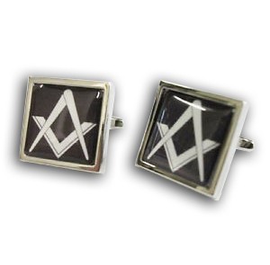 Freemason Cuff links - SIlver Color with Standard...