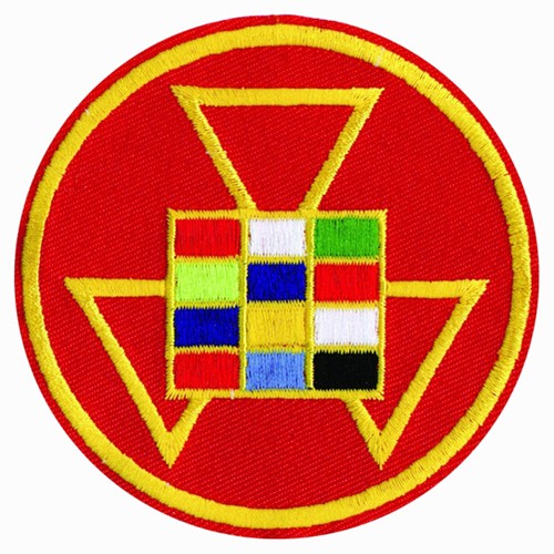 Past High Priest Masonic Patch - Colorful symbol o...