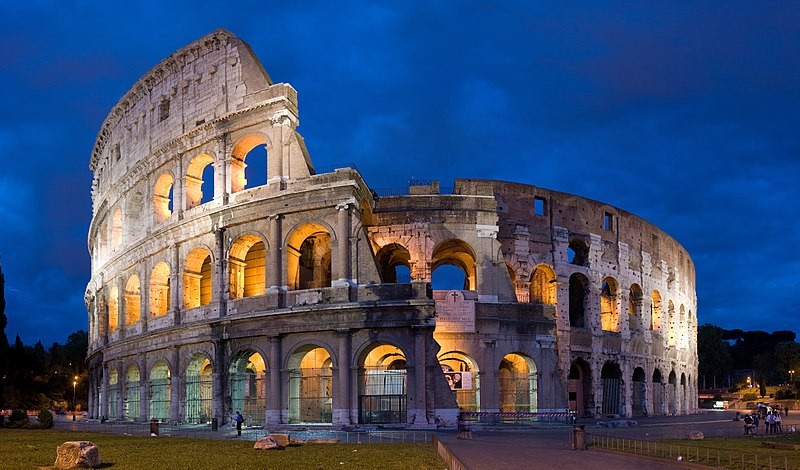 The Colosseum amphitheatre in Rome, built c. 70 –...