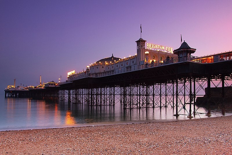 The Brighton Palace Pier, commonly known as Bright...