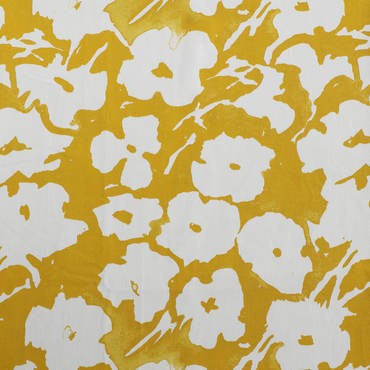 Van Gogh Marigold Printed Cotton Twill Fabric