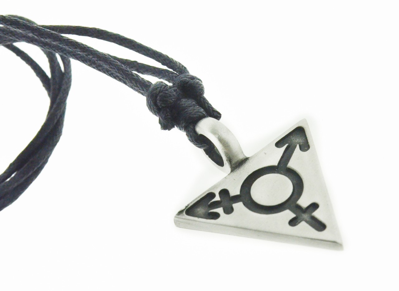 Transgender Necklace - Male & Female Symbol Tr...