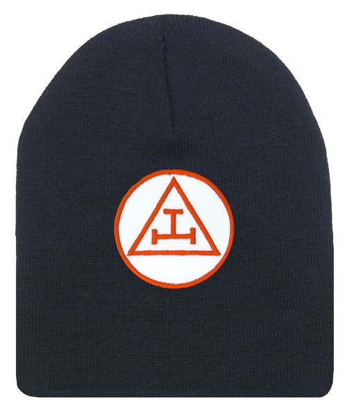 Royal Arch Masonic Beanie Cap. Black Winter Hat -...