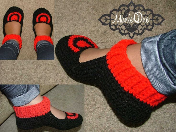 ManieOne's adorable crochet slippers that make aro...