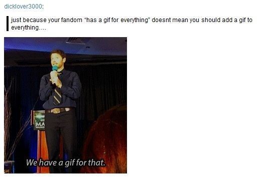 When Misha Collins made the fandom's life by sayin...