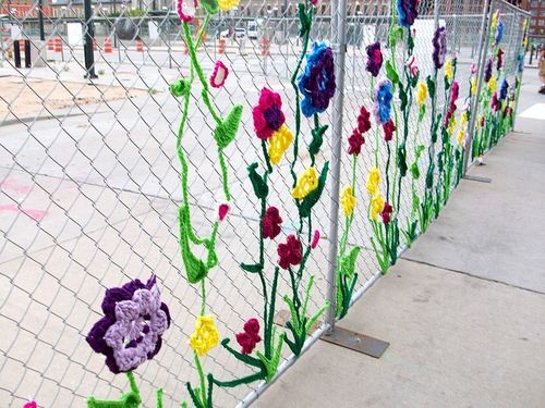 Isn't this just wonderful? I hate chain link fence...