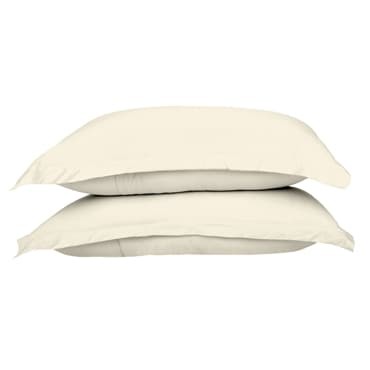 Cotton Jersey Ivory Pillow Cases