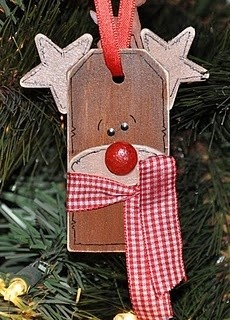 Rudolph Gift Tag @Megpie Designs: I love these woo...