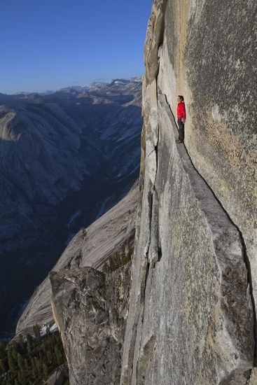 Acrophobia?  This 40-foot-long sliver of granite o...
