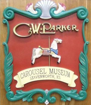 C. W. Parker Carousel Museum in Leavenworth, KS. S...
