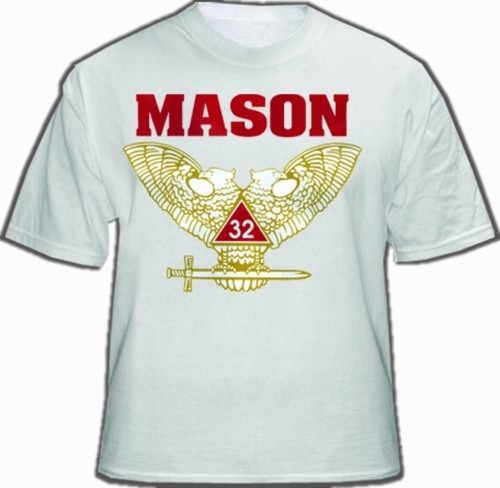 Masonic Shirt - Scottish Rite (White) 32nd Degree...