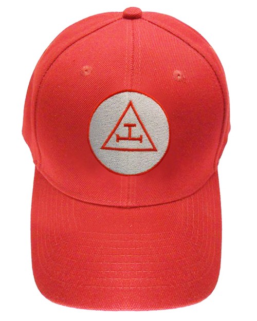 Royal Arch Masonic Baseball Cap - Red Hat w/ Royal...