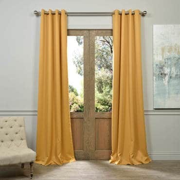 Marigold Grommet Blackout Curtain