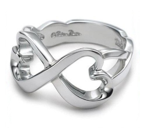 Womens Infinity Ring - (Heart Knots) Love & Co...