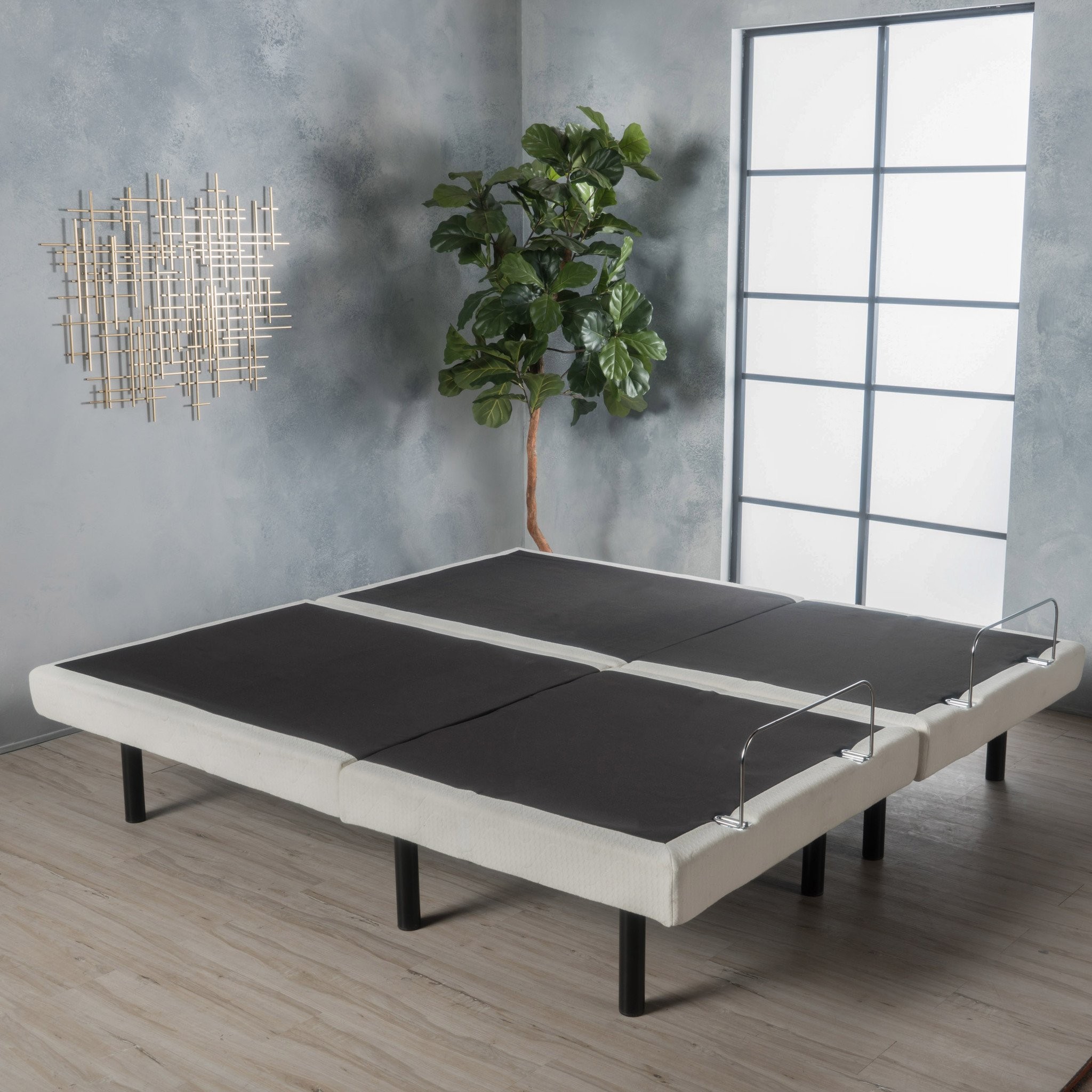 Astor Fabric And Iron Adjustable Bed Base