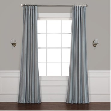 Eaton Luxury Faux Silk Stripe Curtain