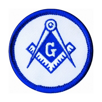 Blue Lodge Round Masonic Patch - Classic Freemason...