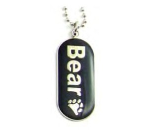 Pendant "Bear" with Paw Comical Gay Prid...