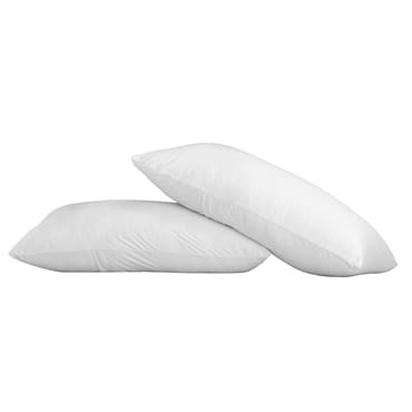 Microfiber Interlock White Pillow Cases
