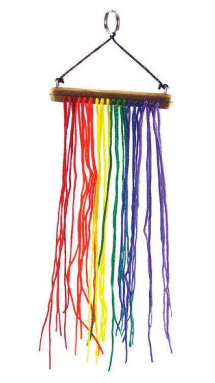 GLBT - Gay Pride Rainbow String Dangler Gay Flag -...