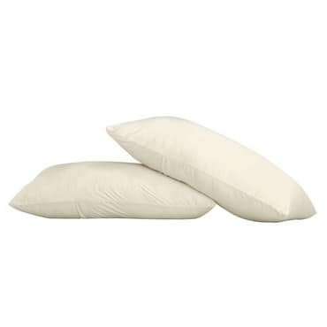 Microfiber Interlock Ivory Pillow Cases