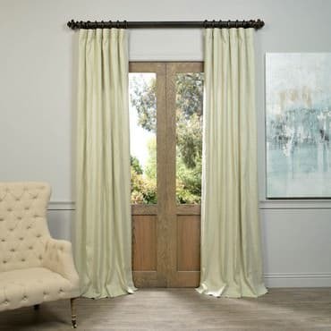 Khaki French Linen Curtain