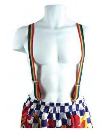 Rainbow Suspenders (Durable and Adjustable ) - LGB...