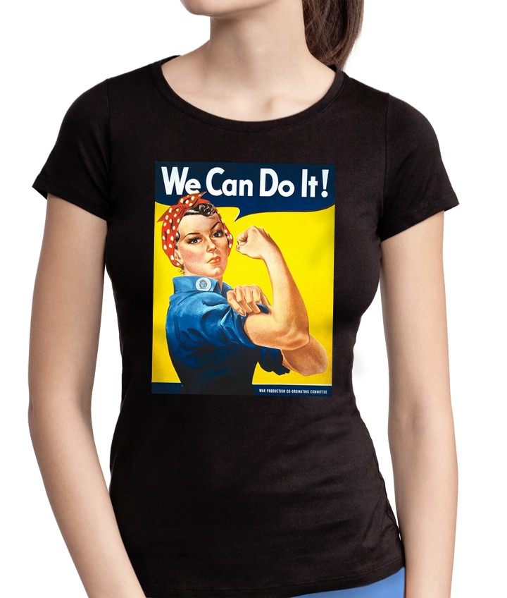 "We Can Do It" Classic Lesbian Pride Bla...