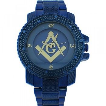 Masonic Watches for sale - Blue Metal Band - Free...