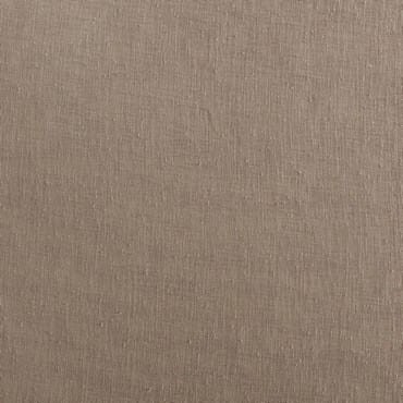 Nude Mauve Solid Faux Linen Sheer Fabric