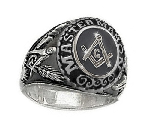 Freemason College Style Ring - with classic center...
