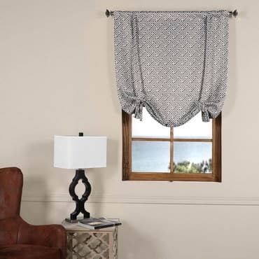 Cobblestone Taupe Blackout Tie-Up Window Shade