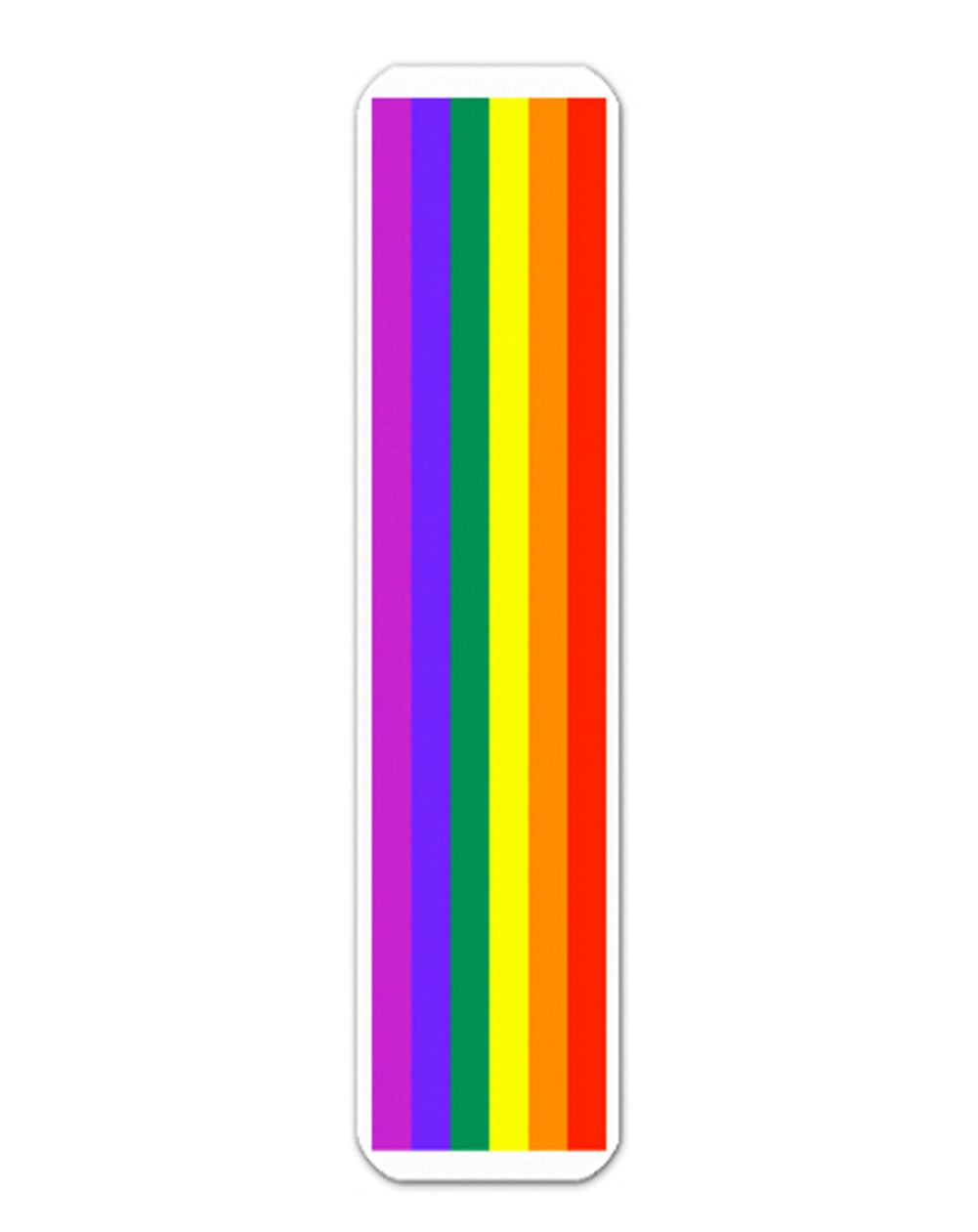Rainbow Pride Flag Laminated Bookmark - LGBT Gay a...