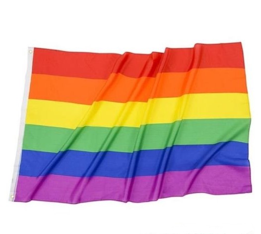 Gay Flag - 3 x 5 Polyester Rainbow Flag - Lesbian...