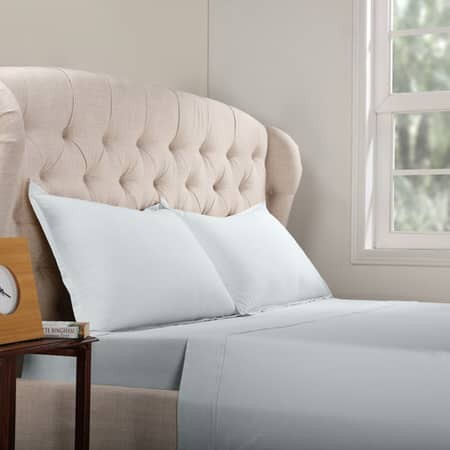 Cotton Silver Bed Sheet Set
