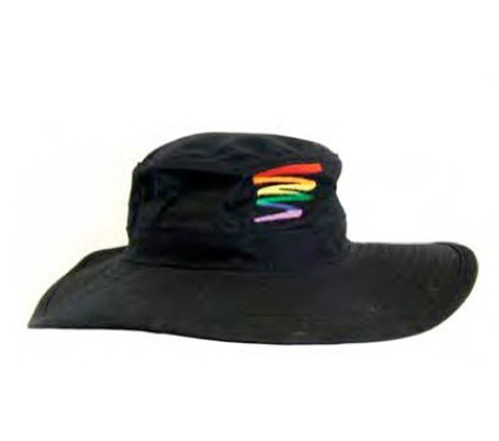 Black Squiggle Safari Hat - LGBT Gay & Lesbian...