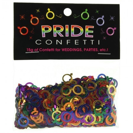 Gay Male Symbol Rainbow Colored Party Confetti (Me...