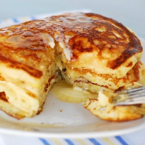 Lemon buttermilk pancakes...these are outstanding!