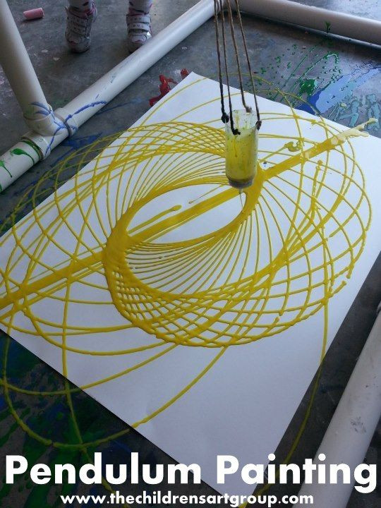 Pendulum Painting --this definitely looks like som...