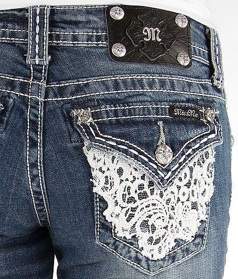 Miss Me jeans with lace pockets (This is basically...
