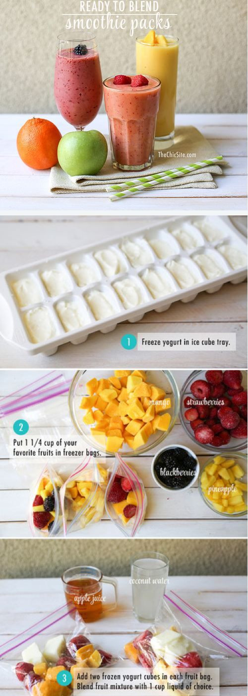 Smoothie- freeze Yogurt, Almond Milk, or Coconut M...
