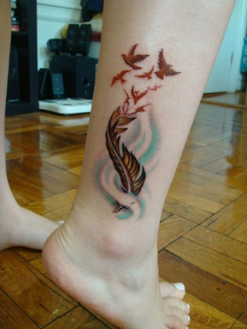 60+ Ankle Tattoos for Women | Art and Design