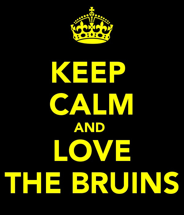 Keep Calm and Love The Bruins #bostonusa @Jessica...