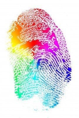Rainbow Finger Print