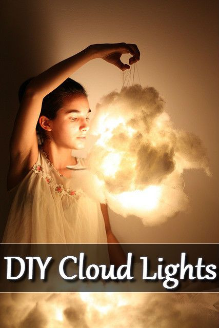Imagine this cloud lamps in your bedroom, or as a...