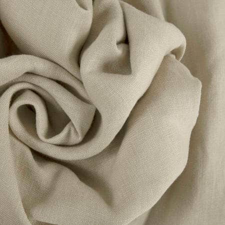 Fresh Khaki French Linen Fabric